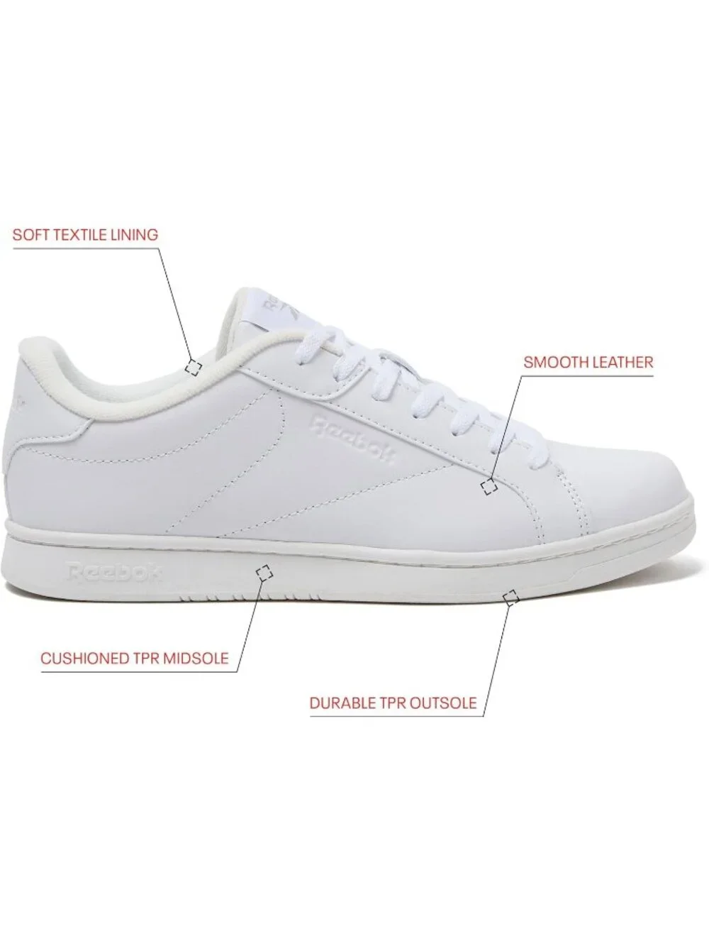 Men's White Tennis Shoes Casual Lace Up High Top Athletic Running Sneaker